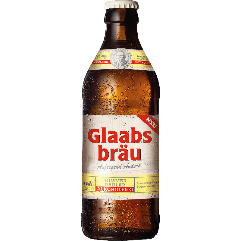Glaabsbräu Sommer-Radler alkoholfrei