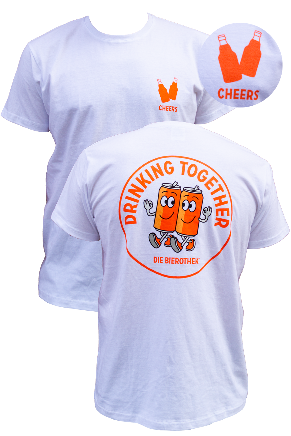 T-Shirt "Cheers" Größe L