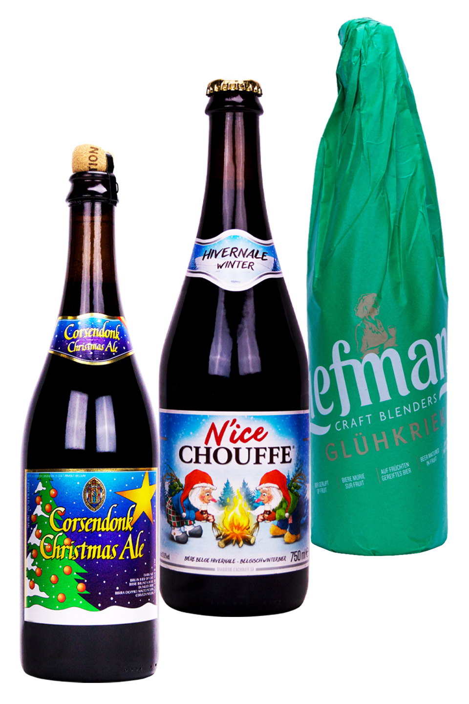 Bierpaket belgische Weihnachtsbiere