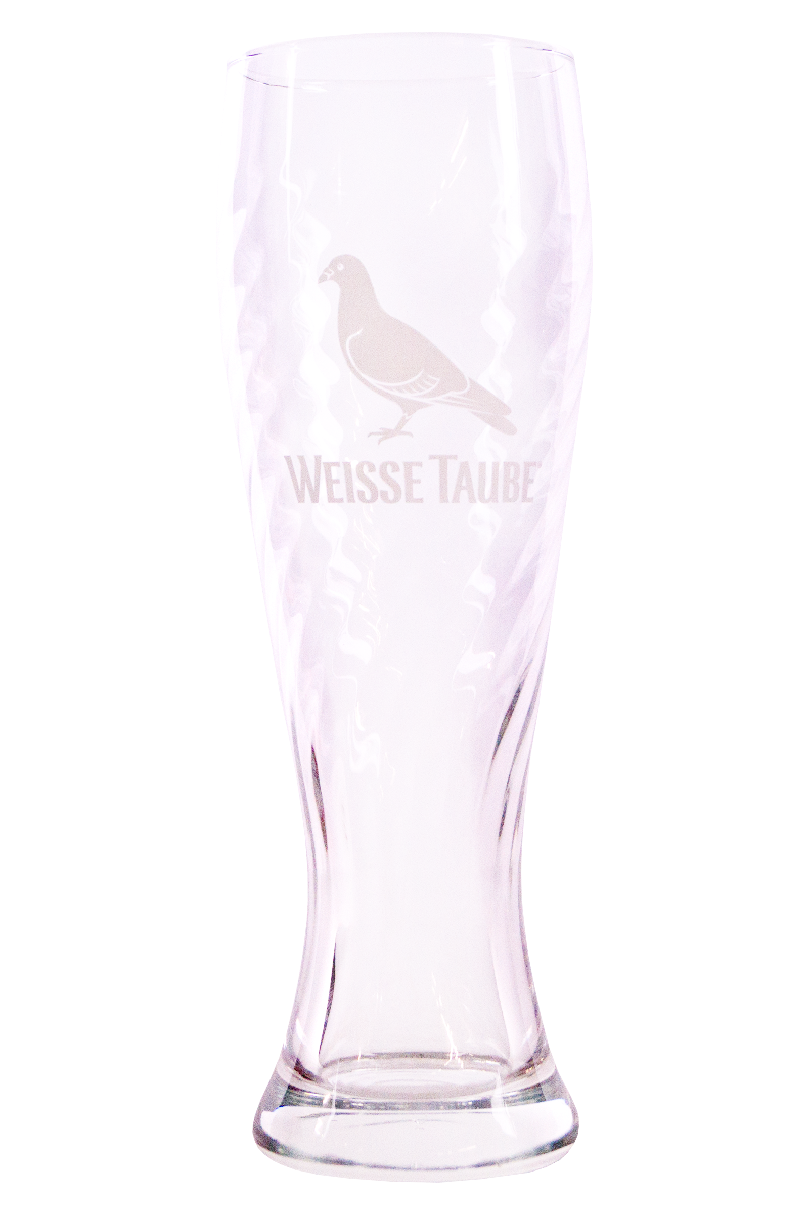Weisse Taube Glas 0,5L