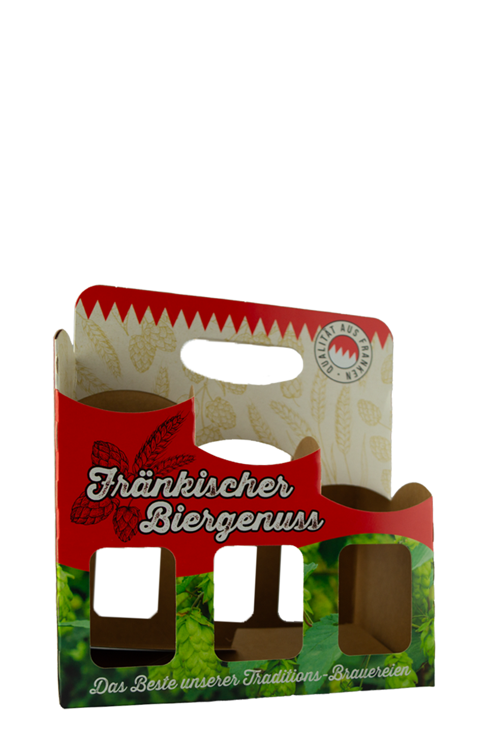 Fränkische Bierprobe Kartonage