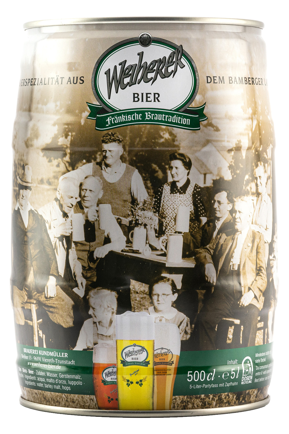 Weiherer Pils - Partyfass