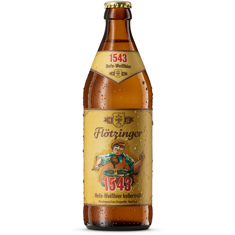 Flötzinger 1543 Hefe-Weißbier kellertrüb