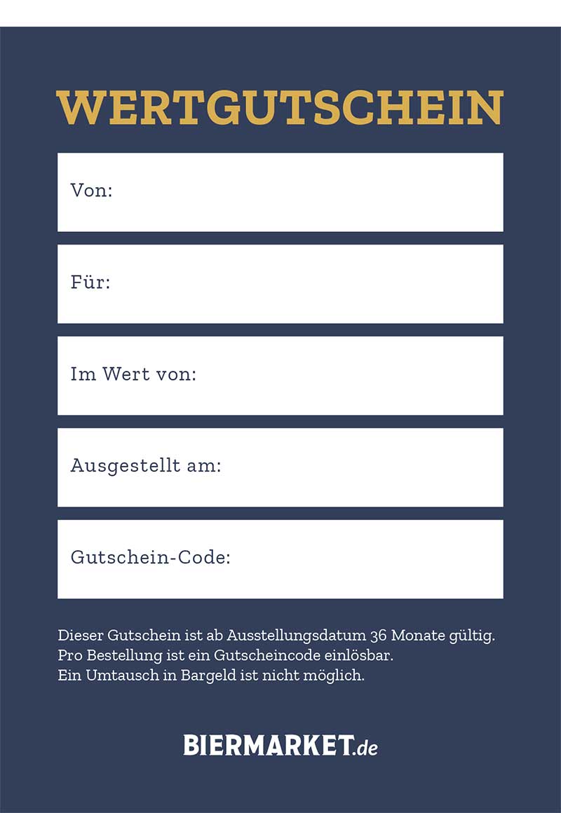 Geburtstags-Gutschein - Postkarte